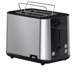 BRAUN PURSHINE TOASTER Model HT 1510 BLACK