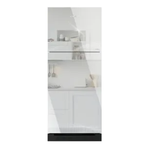 KENWOOD GLASS DOOR INVERTER REFRIGERATOR Model KRF-25557GD MIRROR GLASS
